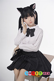 AXB Doll ラブドール 140cm バスト中 GE15 (Momo)ヘッド 掲載画像のボデはリアルメイク付き【シリコン製頭部+TPEボディ】