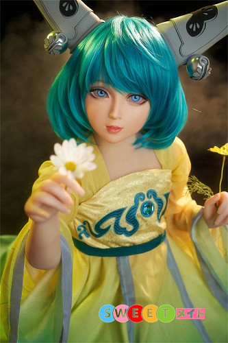 AXB Doll A87 ラブドール 新型120cm 貧乳 掲載画像のボディはリアルメイク付き シリコン製頭部+TPEボディ