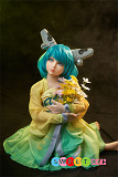 AXB Doll A87 ラブドール 新型120cm 貧乳 掲載画像のボディはリアルメイク付き シリコン製頭部+TPEボディ