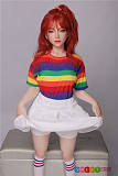【掲載画像はフルシリコン材質】DOM DOLL  ラブドール 130cm Aカップ 貧乳リアルドール D3ヘッド ヘッド及びボディー材質選択可能 カスタマイズ可
