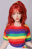 【掲載画像はフルシリコン材質】DOM DOLL  ラブドール 130cm Aカップ 貧乳リアルドール D3ヘッド ヘッド及びボディー材質選択可能 カスタマイズ可