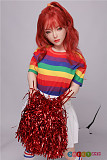 【掲載画像はフルシリコン材質】DOM DOLL  ラブドール 130cm Aカップ 貧乳リアルドール D3ヘッド ヘッド及びボディー材質選択可能 カスタマイズ可