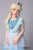 【掲載画像はフルシリコン材質】DOM DOLL Aカップラブドールリアル 130cm 貧乳 ダッチワイフ D4ヘッド ヘッド及びボディー材質選択可能 カスタマイズ可