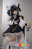 AXB Doll ラブドール 140cm バスト大 GD22ヘッド 掲載画像のボディはリアルメイク付き【シリコン製頭部+TPEボディ】