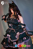 高級シリコンエロドール コスプレ かわいい猫耳っ娘 黒髪 お姫様風美少女 rzrdoll人造人 艾琳娜 168cm Eカップ