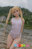 WAXDOLL ミニー等身大ラブドール縮小版 85cm バスト平 GE05ヘッド フルシリコン製ダッチワイフ DOAマリー・ローズ