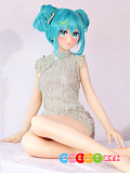 Aotume Doll アニメラブドール 145cm Bカップ #68ヘッド シリコン頭部+TPE材質ボディ【ヘッドとボディ自由に組み合わせ可】