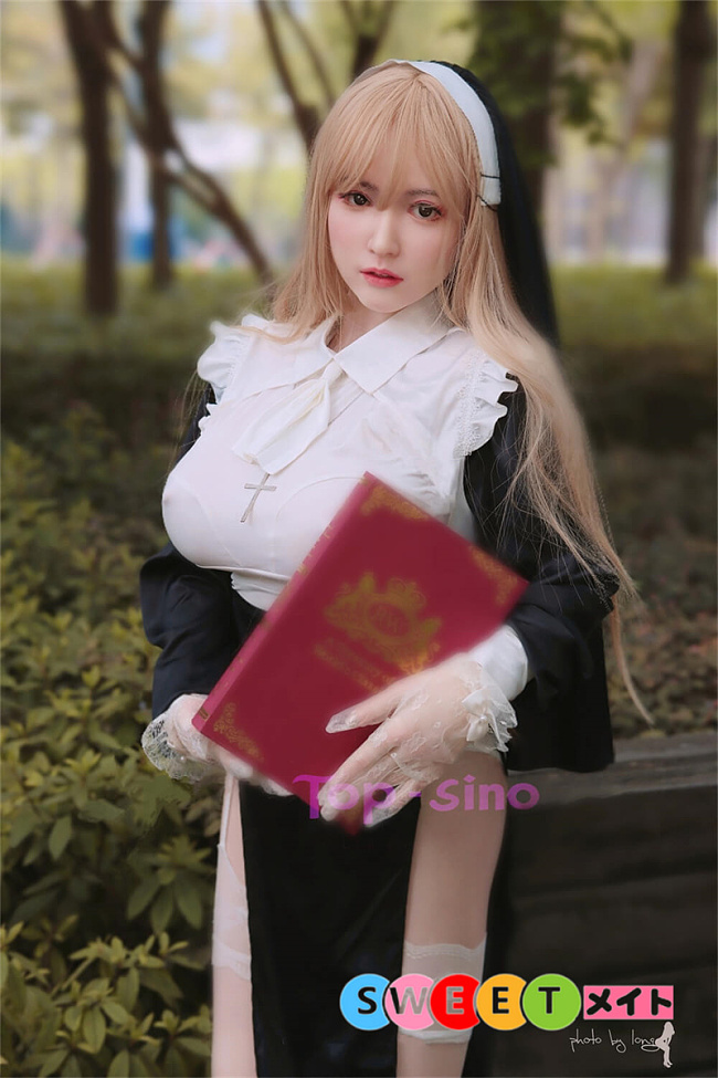 Top Sino Doll RRS版 T1 Miyou 修女 コスプレ ラブドール 159cm Gカップ フルシリコン製 エロ ラブドール 高級