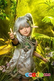 AXB Doll ラブドール 新型110cm バスト平 GD34ヘッド 掲載画像のボディはリアルメイク付き【シリコン製頭部+TPEボディ】