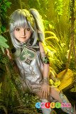 AXB Doll ラブドール 新型110cm バスト平 GD34ヘッド 掲載画像のボディはリアルメイク付き【シリコン製頭部+TPEボディ】