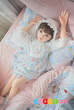 WAXDOLL ラブドール ヘッドGB58 110cm バスト平  リアルメイク付き フルシリコン製