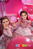 AXB Doll ラブドール 新型110cm バスト平 GC01ヘッド、GB20ヘッド  掲載画像のボディはリアルメイク付き【シリコン製頭部+TPEボディ】