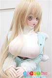 Mini Doll ミニセックスドール 60cm 巨乳 雪莉Bヘッド シリコンラブドール【53cm-75cm身長選択可能】セックス可能
