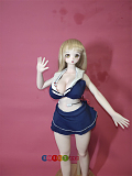 Mini Doll ミニダッチワイフ 60cm 巨乳 雪莉Bヘッド  セックス可能 シリコンラブドール 53cm-75cm身長選択可能