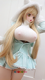 Mini Doll ミニセックスドール 60cm 巨乳 雪莉Bヘッド シリコンラブドール【53cm-75cm身長選択可能】セックス可能