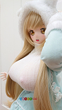 Mini Doll ミニセックスドール 60cm 巨乳 雪莉Bヘッド シリコンラブドール【53cm-75cm身長選択可能】セックス可能
