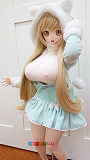 Mini Doll ミニセックスドール 60cm 巨乳 雪莉Bヘッド シリコンラブドール【53cm-75cm身長選択可能】セックス可能