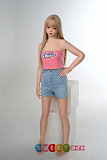 AXB Doll 148cm Aカップ TD55ヘッド シリコン製頭部+TPEボディ ラブドール 【掲載画像のボディはリアルメイク付き】
