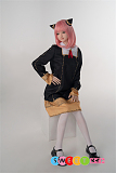 AXB Doll 148cm Aカップ GD34ヘッド シリコン製頭部+TPEボディ ラブドール  掲載画像のボディはリアルメイク付き