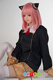 AXB Doll 148cm Aカップ GD34ヘッド シリコン製頭部+TPEボディ ラブドール  掲載画像のボディはリアルメイク付き