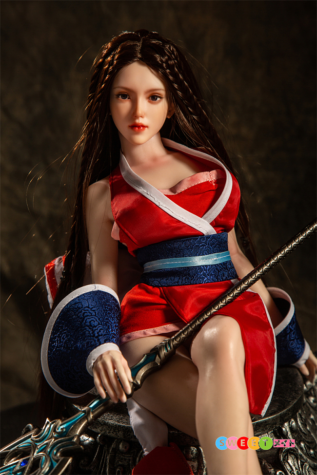 Mini Doll 不知火舞 小型セックスドール 最新作 60cm 星洛  軽量化 1kg 収納が便利 使いやすい シリコン製【 普段は鑑賞用 小さいラブドール 女性素体 フィギュア cosplay】