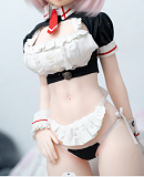 Mini Doll ミニラブドール 最新作 60cm 小草莓  軽量化 1kg 収納が便利 使いやすい シリコン製