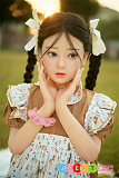 Sanmu doll #S46 126cm AA カップ 貧乳ロリラブドール シリコンヘッド+TPEボディ セックス 人形