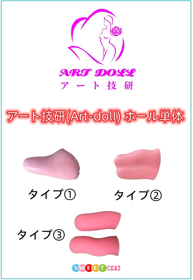 アート技研(Art-doll) ホール単体 柔らか仕様選択可能 着脱式ホール