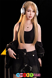 WAXDOLL #GE109 ラブドール 151cm Aカップ O脚 ヘッド フルシリコン製