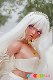 白髪sexdoll M1 褐色肌 60cm