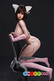 Yearndoll Y203 口開閉＆口腔模擬付き 163cm Eカップ ラブドール シリコン製