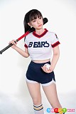 Top sino doll RRS+版 T30 Miling かわいい野球少女ラブドール シリコン製 153cm Bカップ ダッチワイフ