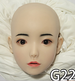 WAXDOLL #G06ラブドールヘッド フルシリコン製