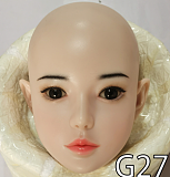 WAXDOLL  #GD24ラブドールヘッド フルシリコン製