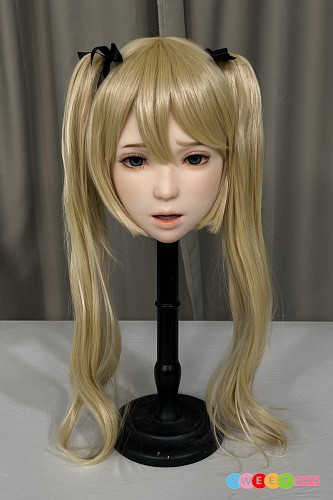 WAXDOLL#GD36-2 口開閉+模擬口腔ありラブドール頭部 フルシリコン製