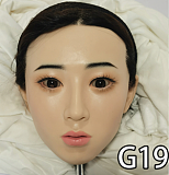 WAXDOLL  #GD24ラブドールヘッド フルシリコン製
