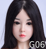 WAXDOLL #G06ラブドールヘッド フルシリコン製
