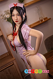 Orange In #539 エロセックス看護師コスプレ ラブドール 160cm Fカップ 模擬口腔あり 軟質シリコンヘッド＋TPEボディ