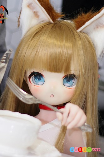 魔族人形 黄豆狐 MOZU DOLL アニメラブドール 115cm Aカップ 貧乳 可愛いドール ビニール頭部+TPEボディ