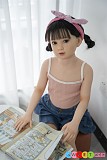 リボン 三つ編み 黒髪 美少女 ダッチワイフ 110cm バスト平
