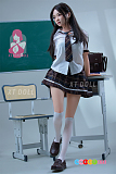 XTDOLL XiaoJoe  シリコン製ヘッド＋TPEボデイ制服 ロリ ラブドール 150cm 普乳 Dカップ 等身大エロドール