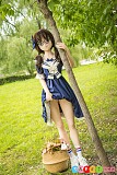 Qita Doll 静香 160cm Aカップ 小胸 ラブドール 制服系 笑顔 sex ドールシリコン製