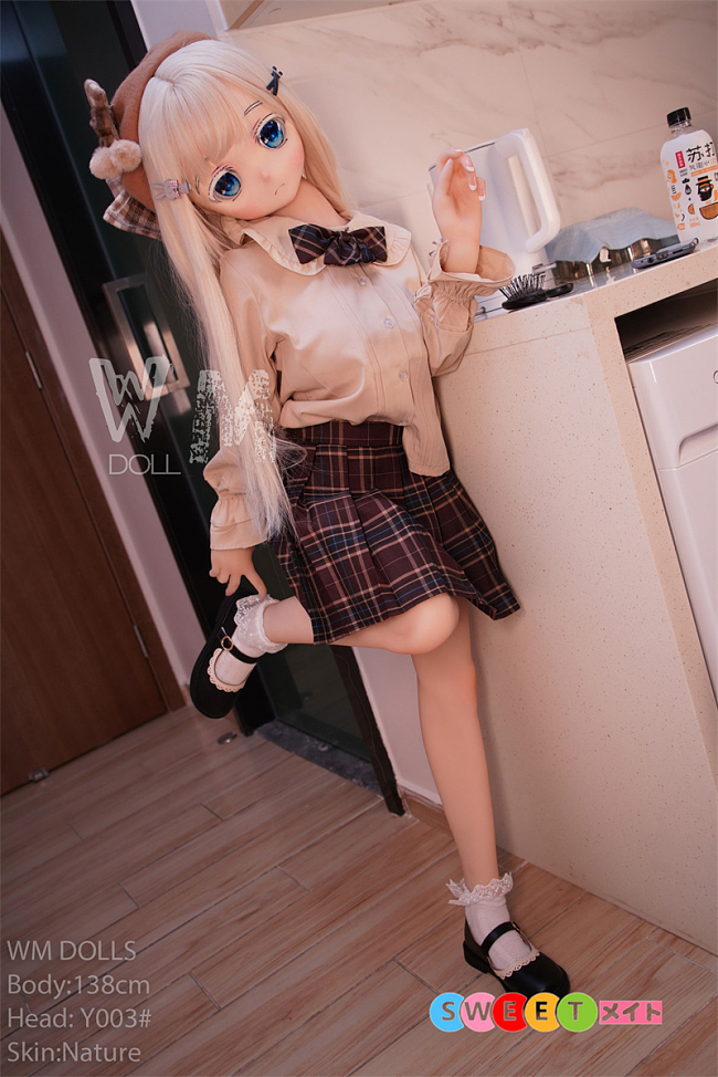 WM Doll アニメドール 138cm Mini Y003ヘッド【ソフトビニール製ヘッド+TPE製ボディ 】