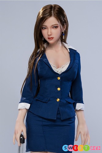 Man you スチュワーデス小型ラブドール 75cm 4.6kg 塗装済みフィギュア シリコン材質 セックス可 ボディ選択可 Cospaly衣装+スタンド 選択可 M10ジョイント