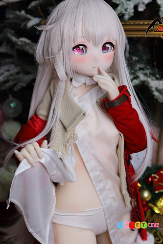 魔族人形 MOZU DOLL 凯拉 115cm Aカップ 貧乳 アニメドール 銀髪 ビニール頭部+TPEボディ コスプレ