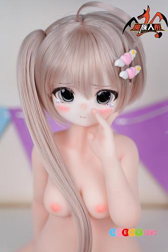 魔族人形 MOZU DOLL 比奈 ラブドール小さい 65cm Cカップ フィギュア ビニールヘッド+シリコンボディ ミニセックスドール