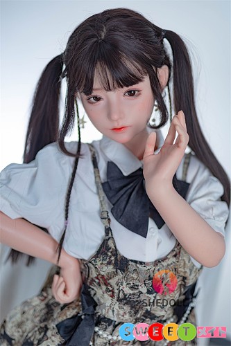 SHEDOLL 清純なラブドール 148cm Dカップ 小芙(XiaoFu) 2.0 ヘッド 学生リアルドール 掲載画像はフルシリコン製