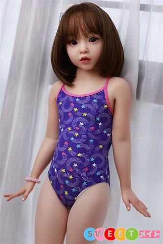 WAXDOLL ロり系ラブドール 新型 106cm バスト平 #GB58-1 ヘッド フルシリコン製 可愛いリアルドール リアルメイク付き