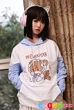 WAXDOLL ロリ系ラブドール 新型 154cm Aカップ #GE43ヘッド フルシリコン製 可愛いリアルドール リアルメイク付き