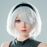 WAXDOLL ロリ系ラブドール 新型 154cm Aカップ #GB42-1 ヘッド フルシリコン製 人気等身大リアルドール リアルメイク付き
